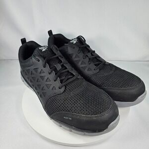 Reebok Men's Sublite Alloy Toe EH SR Work‎ Safety Shoes Size 13 4E Black